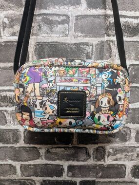 Tokidoki Character Print Crossbody Bag - Multicolor